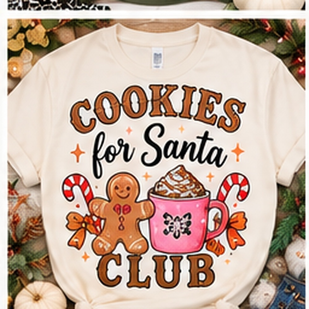 Cookies for Santa Club Gildan Graphic Tee